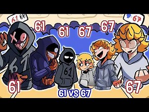 NEW ALL 67 VS 61 FNF | 67 Meme Vs 61 Meme - Friday Night Funkin'