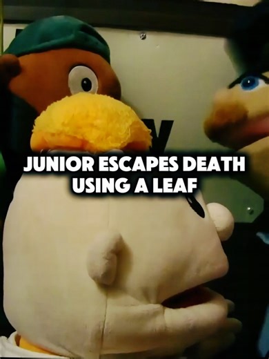 Junior's Close Call: Escaping Danger with a Leaf