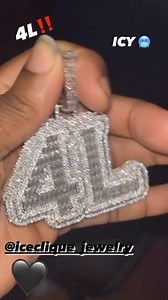 10K views · 17 reactions | Get your custom baguette letter pendant today at 50% OFF  | IceClique Jewelry | Facebook