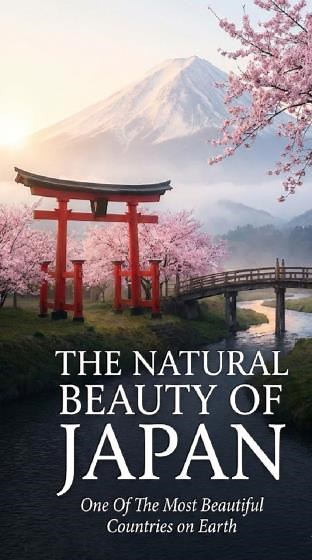 The natural beauty of Japan - one of the most beautiful countries on Earth