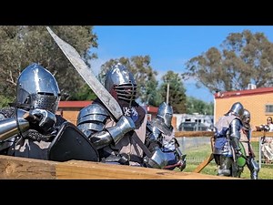 Buhurt Fights at the Albury Show - Armoured Combat 4/11/2023