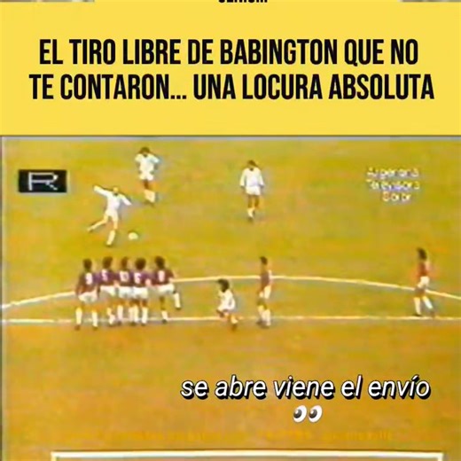 El tremendo golazo poco visto de Carlos Babington de tiro libre a San Lorenzo!! Que pegada, Dios mio! Una animalada del "10" y nada menos que en el clasico de barrio mas grande del mundo!!! ¿Lo recordabas? | El 7 Bravo