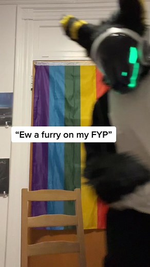 It’s called a for you page for a reason 🧐 #furry #protogen #protogenfursuit #furrytiktok #fyp