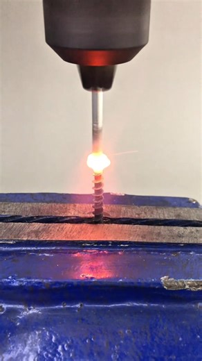 Can a Screw Act Like a Drill Bit? Part 30 #PhysicsExperiment #ScienceExperiment #ViralExperiment