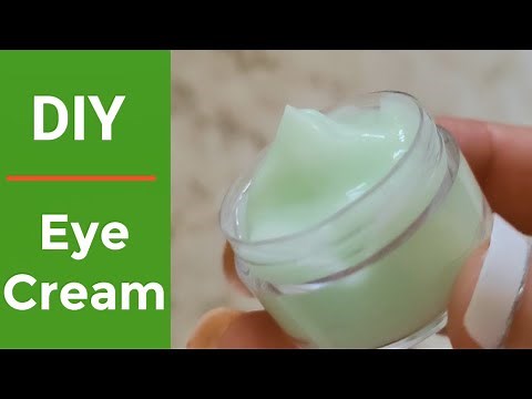DIY Eye Cream | BEST Homemade cream | REMOVE Dark Circles Puffiness Eyebags & Wrinkles