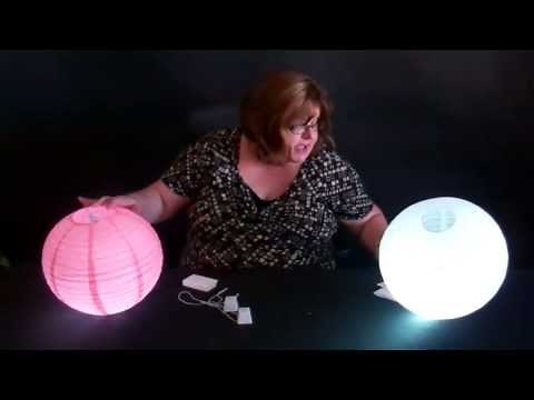 Paper Lanterns Lighting - LED Lights For Round Chinese Lanterns