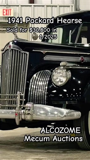 1941 Packard 🙏😎❤️🇺🇸 #shorts #packard #mecumauctions #hearse #classiccars #vintagecars #automobile