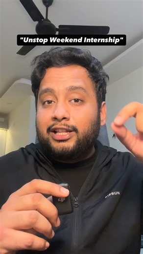 Avyay Pratyush | I have an INTERNSHIP for YOU🫵 Comment "Link" for details🎯 This is "Unstop Weekend Internship" with the below perks: ✅ Stipend of INR... | Instagram