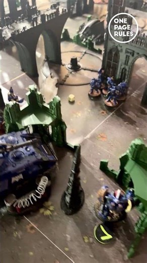 One Page Rule: Ultramarines vs. Death Guard Round 1 #onepagerules #tabletopgaming #ultramarines
