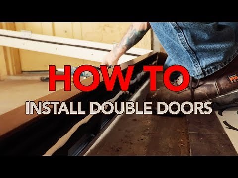 How To Install Double Doors DIY OR How To Replace Your Front Door For Dummies. In-Depth Instructions
