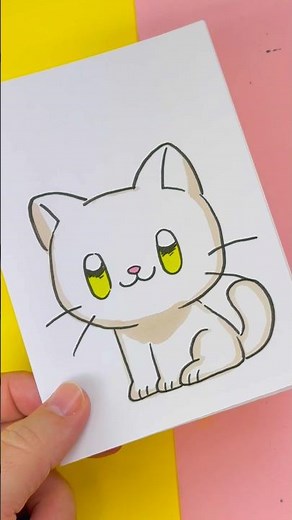 Comment dessiner un chaton kawaii étape par étape