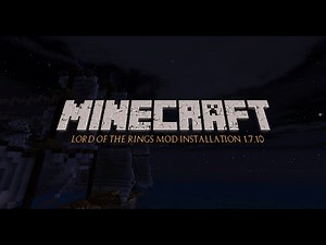 How to Install the Lord of the Rings mod for Minecraft 1.7.10.