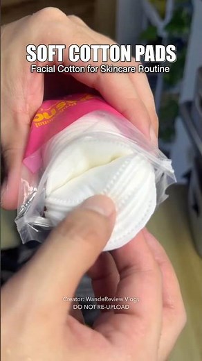 Gentle Cotton Pads for Skincare ✨ | Daily Beauty Essential