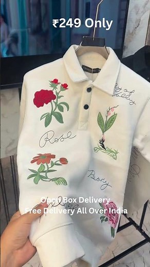 "Stylish Embroidered Sweatshirt for Men"