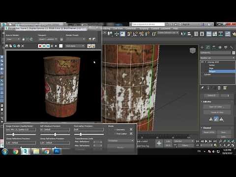 Basic Unwrapping in 3dsmax and texturing in Photoshop.