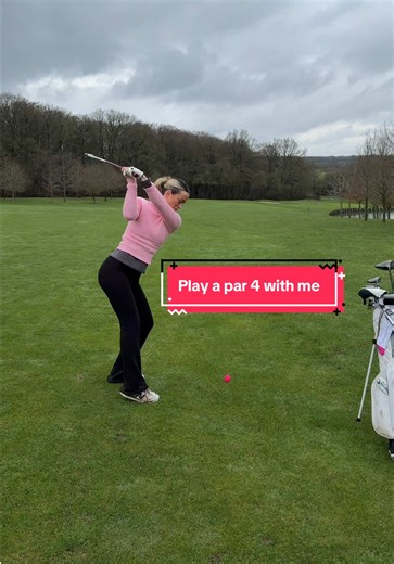 Play a Par 4 with a Beginner Golfer