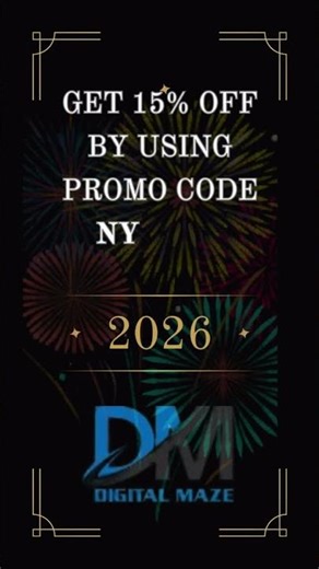 Get 15% off by using Promo code NY26 at checkout!