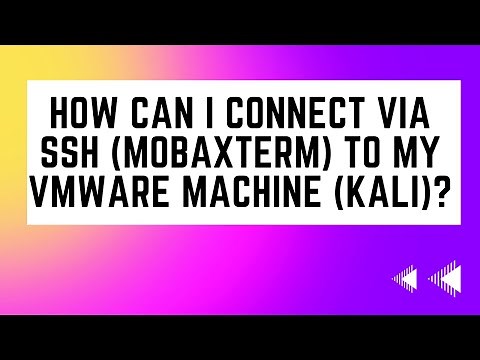 How to connect via SSH (MobaXterm) to my VMWare machine (Kali) #mobaxterm #kali #linux #ssh #remote