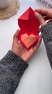 33K views · 586 reactions | Happy Valentine’s Day everyone.! Origami Ring box ✨ Easy tutorial on how to make this beautiful origami heart which can also be used as a gift box  for your tiny presents.! . . #artbeats #origamiheart #origamibox #origamiheartbox #valentinesdaygift #valentinesdayguftidea | Art beats | Facebook