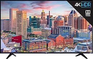 TCL 43S517 43-Inch 4K Ultra HD Roku Smart LED TV (2018 Model)