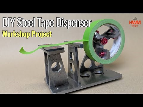 How to Build a Custom TAPE DISPENSER (DIY Metalworking)