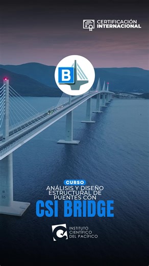 📱 Mayor información: 9️⃣2️⃣3️⃣ 4️⃣4️⃣4️⃣ 4️⃣4️⃣2️⃣ Curso Análisis y Diseño Estructural de Puentes con CSI Bridge 🌉 Desarrollarás el análisis y diseño estructural de puentes conforme al Manual de Puentes del Ministerio de Transportes y Comunicaciones, utilizando CSI Bridge como herramienta especializada para proyectos reales de ingeniería. 🚀 Fortalecerás tu perfil profesional en ingeniería estructural de puentes, dominando CSI Bridge para el análisis, diseño y validación técnica de proyectos v