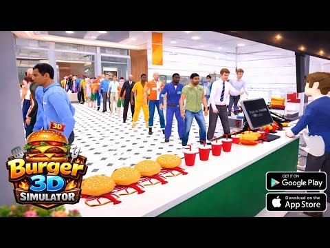 Burger 3D Simulator (First Release) – Android Gameplay