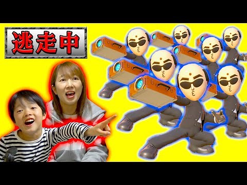 【スマブラSP】逃走中で大量のハンターから逃げ切ることができるのか！？ゲーム実況で鬼ごっこ【ロボットチャンネル】 家族Vlog