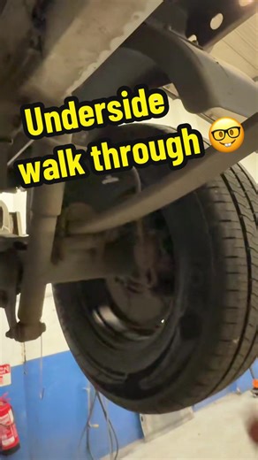 Maybe you’ve heard the terms but don’t know what the actual component looks like . Join me in a casual underside walkthrough while this sprinter is up on the ramp #workshop #technician #ramp #inspection #van