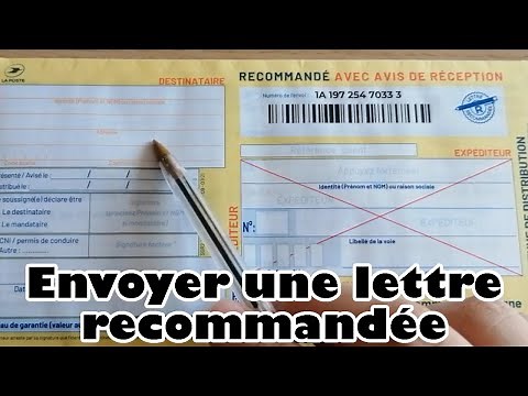 Tutorial : Sending a registered letter (in France)