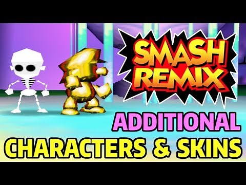 Additional Characters & Skins in Smash Remix! (Smash Bros. 64 Mod)