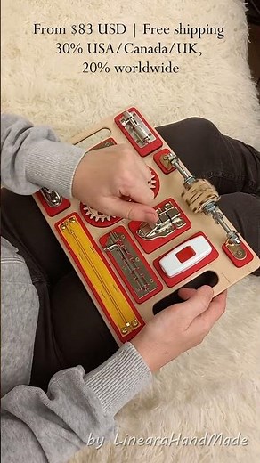 Adult Sensory Fidget Board | Handmade Therapy Tool for Dementia, Autism & Recovery