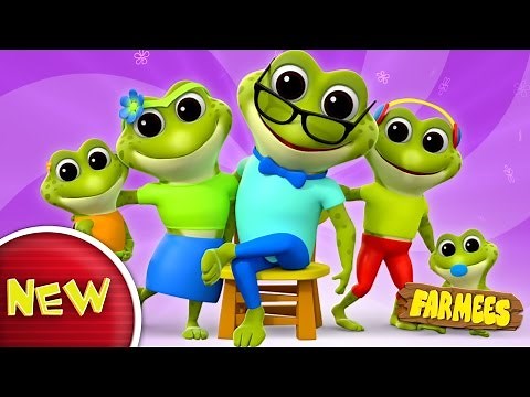 Frog Finger Family | Nursery Rhymes | Kids Songs | Baby Rhymes by Farmees