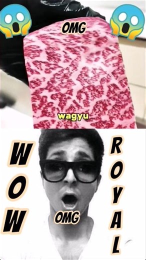 😱Wagyu! Most Expensive Elite Steak In The World! #Shorts #reactionvideo #Trending