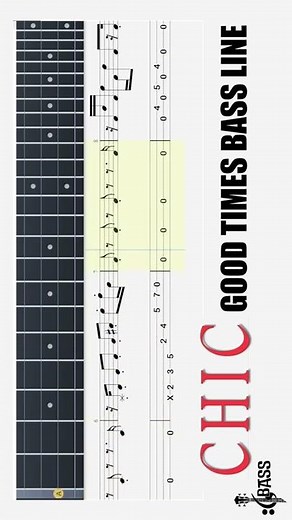 Chic - Good Times #basslesson #bassline #basstabs ‪@ChamisBass‬