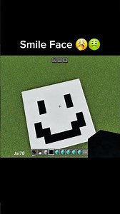 Trick to make smile face in Minecraft