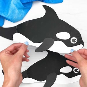 5.8K views · 21 reactions |  Orca Paper Plate Craft ✂️ Grab the printable template on the blog | Simple Everyday Mom | Facebook