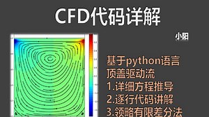顶盖驱动流CFD代码详细解读
