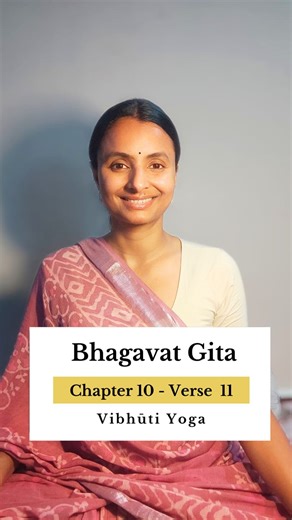 Bhagavad Gita Chapter 10 | Verse 11 Let's keep chanting and listening to divine verses of Bhagavad Gita. #yoga #indiareels #bhagawadgita #sivanandahimalaya #chanting #wisdom #krishna #peace #sanatandharma #sanatandharma #bhakti #bhagavadgita | Sivananda Himalaya