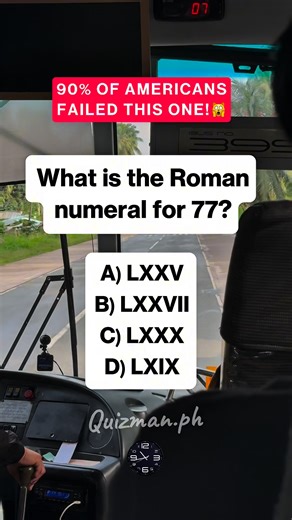 Math Roman Numerical Quiz #mathematics #letexam2026 #LogicChallenge #brainpower #BrainTeaserFun #Analogy #millionaire #fblifestyle | 𝚀𝚞𝚒𝚣𝚖𝚊𝚗.𝚙𝚑 𝟸.𝟶