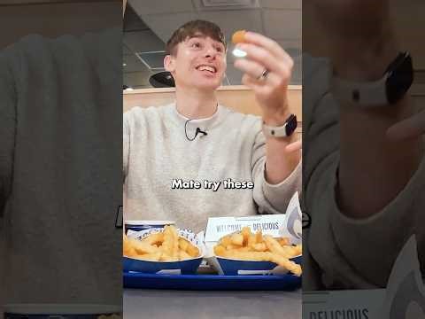 Two Brits try Wisconsin Cheese Curds from Culver's!