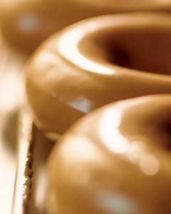 Rich caramel that can carry you from today's to-dos to a glorious glaze paradise. 🍩😍🍩 | Krispy Kreme Doughnuts