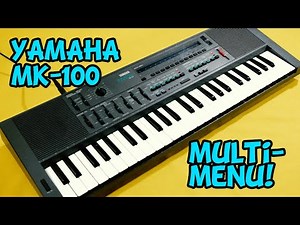 Yamaha MK-100 Multi-Menu demo