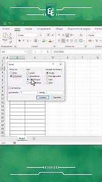 Cómo crear fechas automáticas en Excel #ExcelProfesional #microsoftexcel #excel365