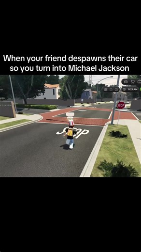 Michael Jackson in Roblox: Hilarious Car Despawn Moment