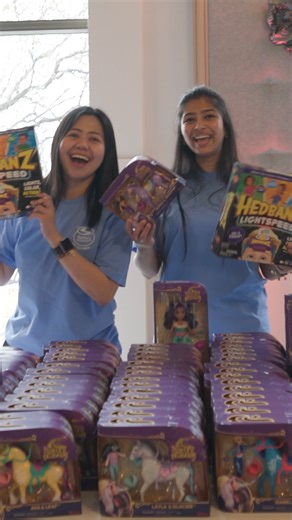 Spin Master on Instagram: "This year marked 15 years of Caring & Sharing — and the joy was as big as ever! At our annual Toronto event, each child picked out two toys: one to take home and one to gift to someone special. And the fun continued throughout the day with activities, dancing and a festive holiday lunch. In partnership with schools affiliated with @childrensbreakfastclub, we welcomed over 1,200 children. A huge shoutout to the 300+ Spin Master volunteers, alongside volunteers from The 