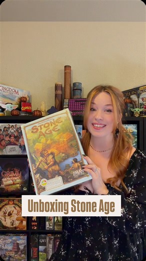 Brandi on Instagram: "Really looking forward to learning a new worker placement game! #gamenight #unboxing #boardgames #stoneage"