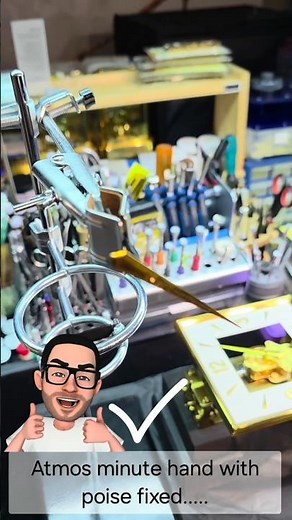 Atmos Clock Minute Hand Balance Correction #atmosclock