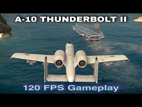 Modern Warships: latest gunship A-10 THUNDERBOLT II in Action 120 FPS Gameplay.