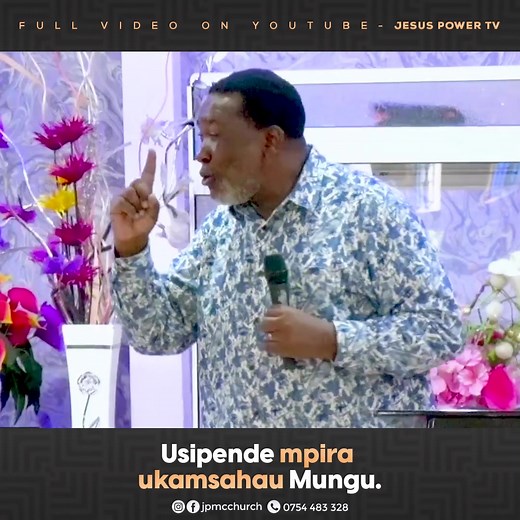 MPIRA. —————— Kutoka 20:5 Usivisujudie wala kuvitumikia; kwa kuwa mimi, BWANA, Mungu wako, ni Mungu mwenye wivu; nawapatiliza wana maovu ya baba zao, hata kizazi cha tatu na cha nne cha wanichukiao, @bishopmaboya @jpmcchurch #wordofwisdom #wordoftheday📖 #recapservice #theword #wordofwisdom #fyp #kenyantiktok🇰🇪 #kenyantiktok🇰🇪 #fypシ゚ #fypシ゚ #nigeriantiktok🇳🇬 #tiktoktanzania🇹🇿